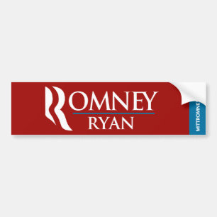 Autocollant De Voiture Rouge d'adhésif pour pare-chocs de logo de Romney