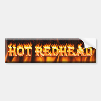 Autocollant De Voiture roux chaud