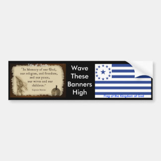 Autocollant De Voiture Royaume des cieux bumper2