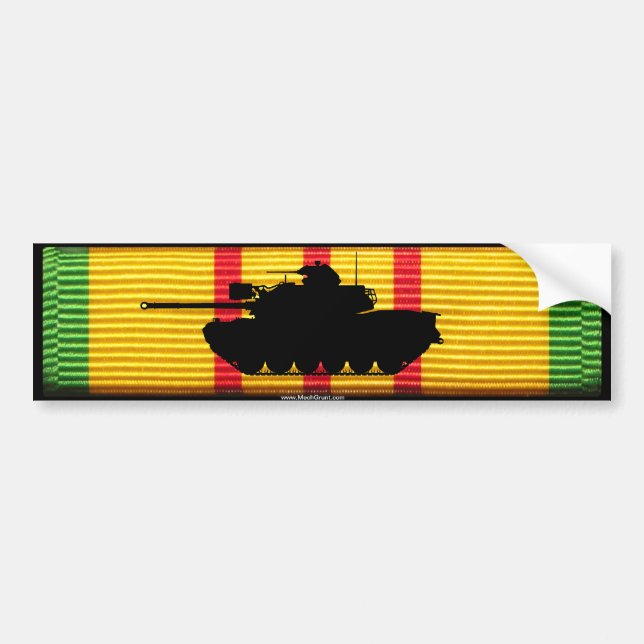 Autocollant De Voiture Ruban de VSM avec l'autocollant de M48A3 Patton (Devant)