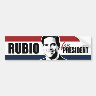 Autocollant De Voiture Rubio pour le Président Red White et le pare-choc