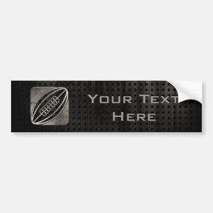 Autocollant De Voiture Rugby ; Noir frais