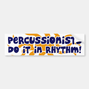 Autocollant De Voiture Rythme de percussionniste