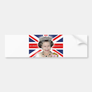 Autocollant De Voiture S.M. la Reine Elizabeth II - pro photo