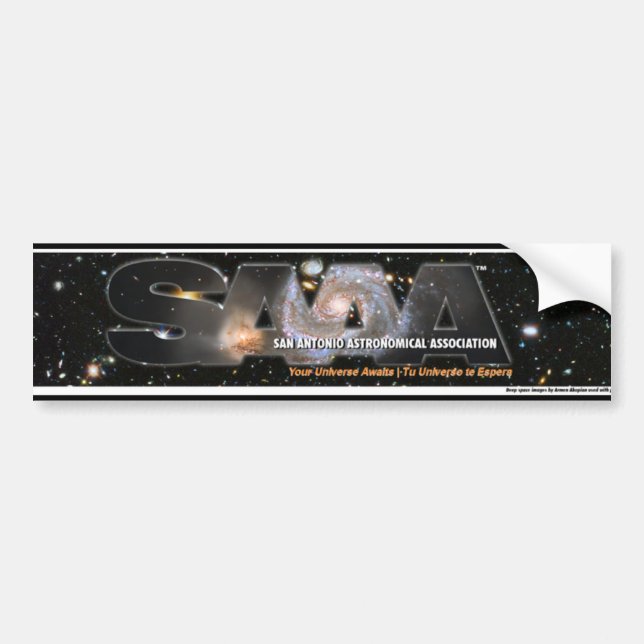 Autocollant De Voiture SAAA logo bumpersticker (Devant)