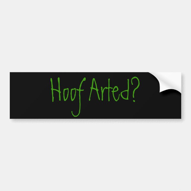 Autocollant De Voiture Sabot Arted ? (Devant)