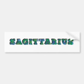 Autocollant De Voiture Sagittarius Lettering