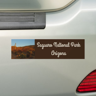Autocollant De Voiture Saguaro Sunset I Arizona Désert Paysage