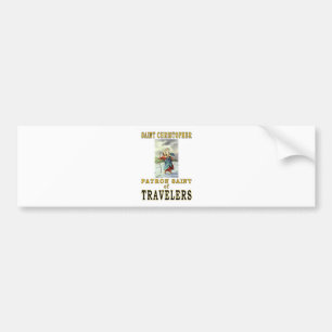 AUTOCOLLANT DE VOITURE SAINT CHRISTOPHER