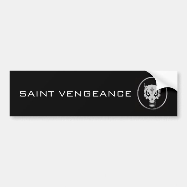 AUTOCOLLANT DE VOITURE SAINTE VENGEANCE  (Devant)