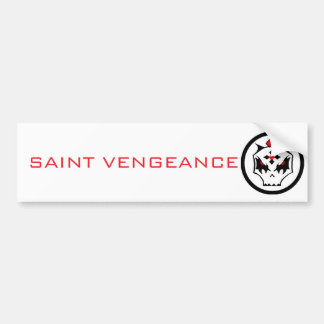AUTOCOLLANT DE VOITURE SAINTE VENGEANCE