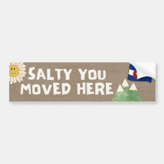 Autocollant De Voiture Salty Vous Avez Déplacé Ici - Colorado