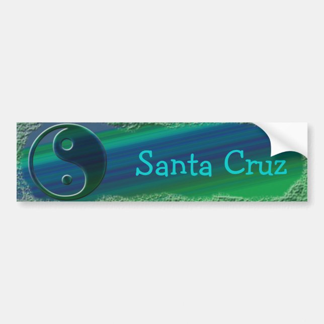 Autocollant De Voiture Santa Cruz Yin/adhésif pour pare-chocs de Yang (Devant)