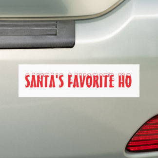 Autocollant De Voiture Santa's Favorite Ho Custom 