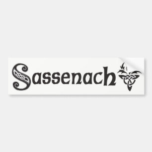 Autocollant De Voiture Sassenach - chardon celtique