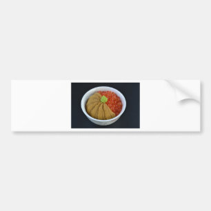 Autocollant De Voiture Saumon Roe Urchin Riz Bowl Japonais Nourriture Noi