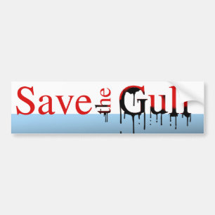 Autocollant De Voiture Sauvez le Golfe