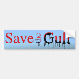 AUTOCOLLANT DE VOITURE SAUVEZ LE GULF