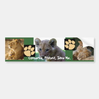 Autocollant De Voiture Sauvez-moi - lion CUB