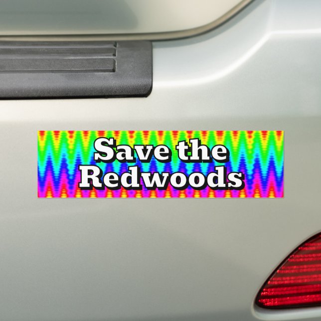 Autocollant De Voiture Save the Redwoods (En voiture)