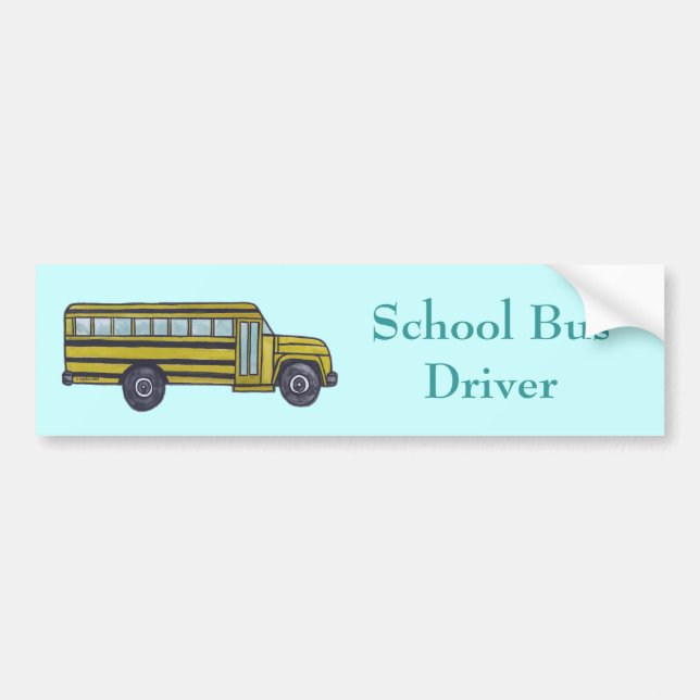 Autocollant De Voiture School Bus (Devant)