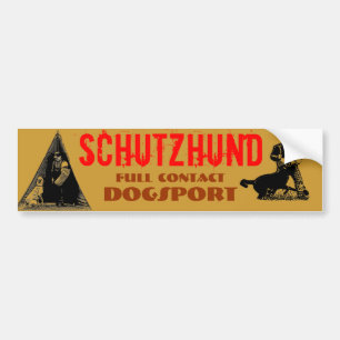 Autocollant De Voiture Schutzhund