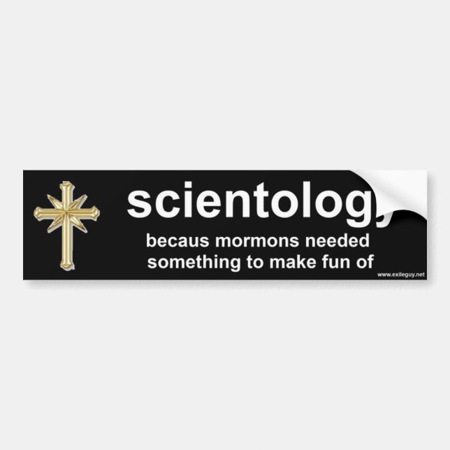 Autocollant De Voiture scientologie (Devant)