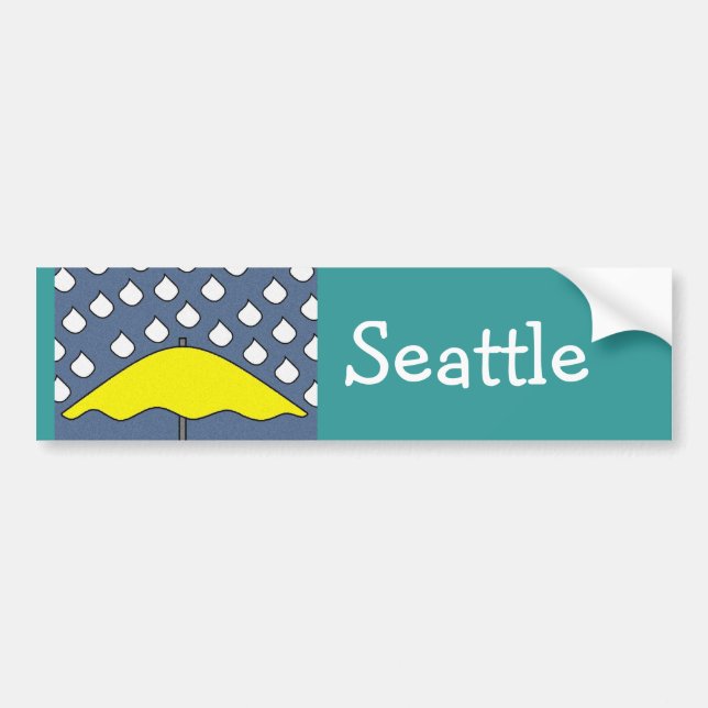 AUTOCOLLANT DE VOITURE SEATTLE (Devant)