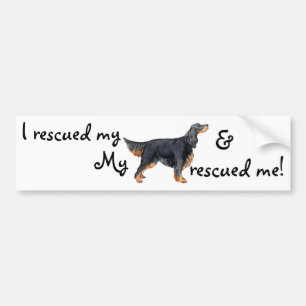 Autocollant De Voiture Secourir Gordon Setter