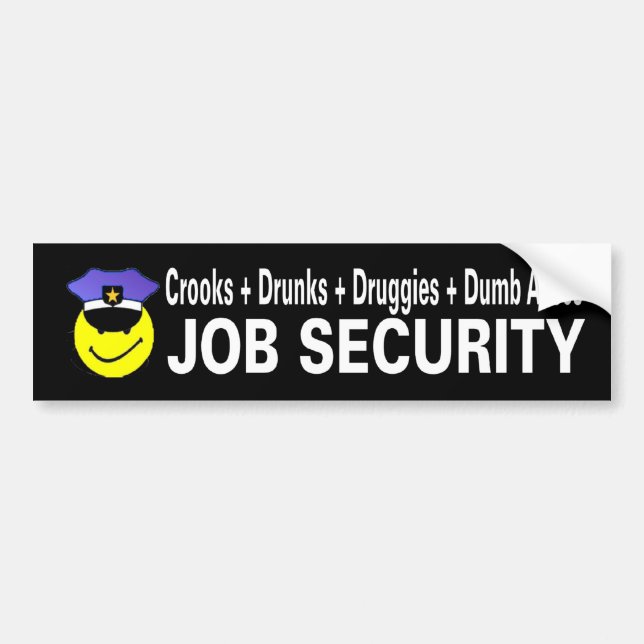 Autocollant De Voiture sécurité de l'emploi (Devant)