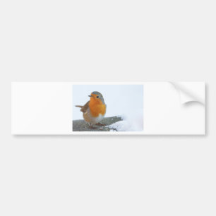 Autocollant De Voiture Sein de rouge de Robin