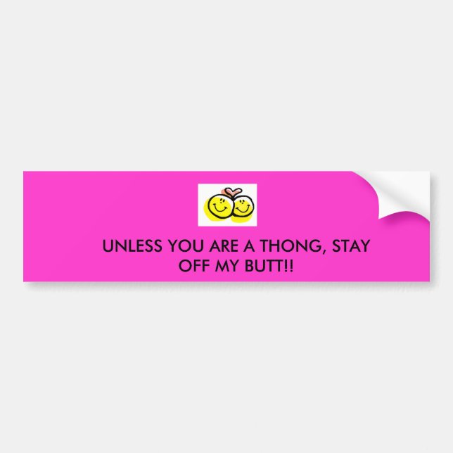 Autocollant De Voiture Séjour outre de mon bumpersticker de bout (Devant)