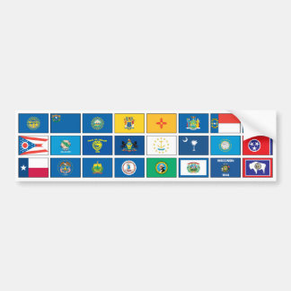 Autocollant De Voiture Série de drapeaux - #2
