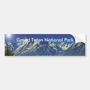 Autocollant De Voiture Série grande 4 de parc national de Teton