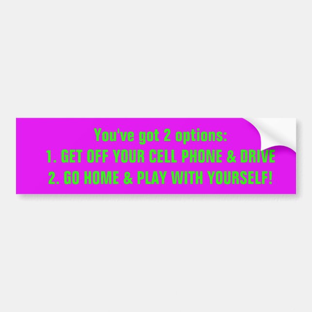 AUTOCOLLANT DE VOITURE SERVICE DE MINI-MESSAGES DE PERSONNES ET PARLER (Devant)
