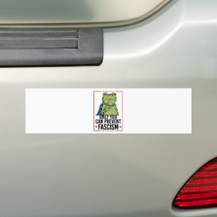 Autocollant De Voiture Seul vous pouvez empêcher le fascisme Patriote dém