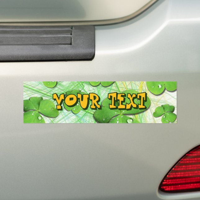Autocollant De Voiture Shamrock vert St Patrick iPhone 5 Coque-Mate (En voiture)