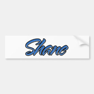 Autocollant De Voiture Shane Name blue Aufkleber Sticker Autoaufkleber