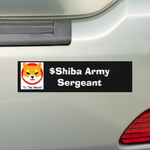 Autocollant De Voiture SHIBA ARMY : Sergent