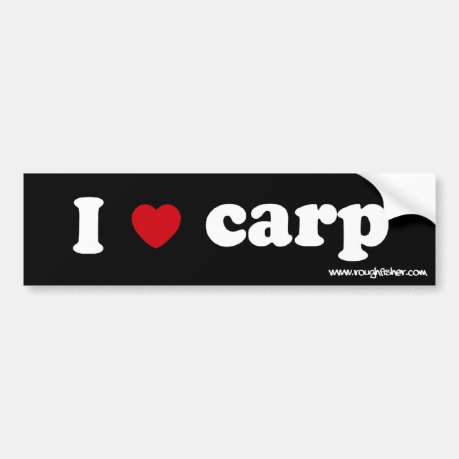 Autocollant De Voiture sig de carpe du coeur i (Devant)