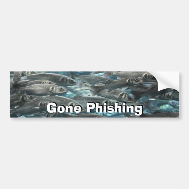 Autocollant De Voiture Signe allé de Phishing (Devant)