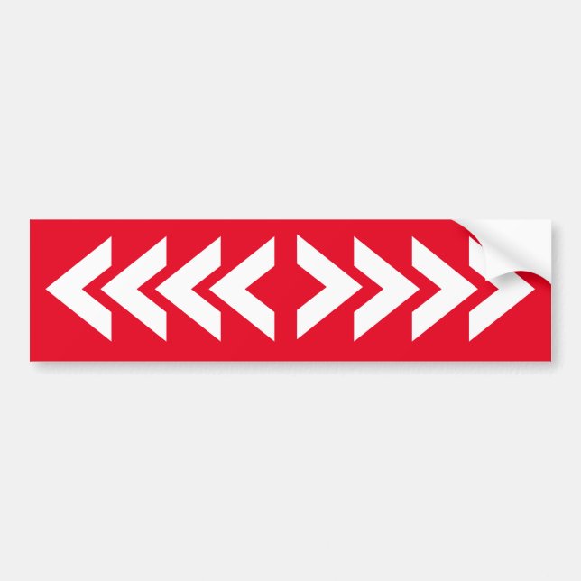 Autocollant De Voiture Signe/autocollant des flèches directionnelles (Devant)
