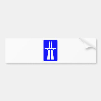 Autocollant De Voiture Signe d'autoroute