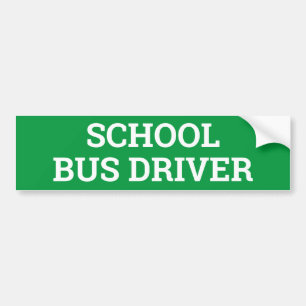 Autocollant De Voiture Signe de CHAUFFEUR d'AUTOBUS