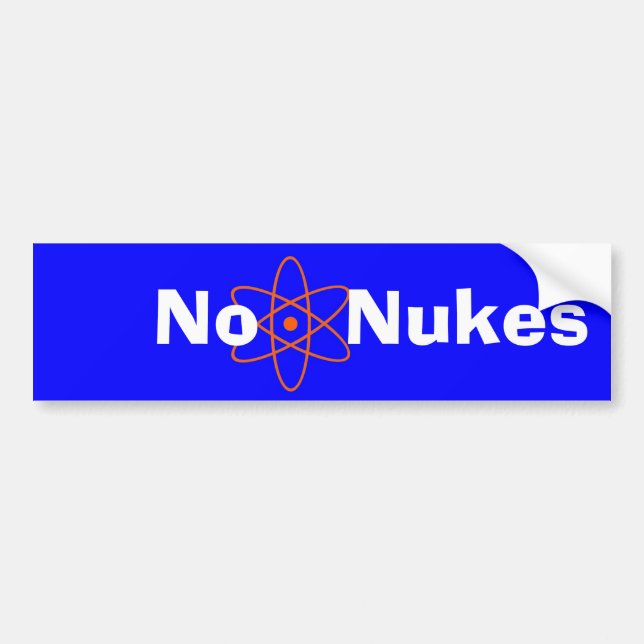 AUTOCOLLANT DE VOITURE SIGNE NUCLÉAIRE (Devant)