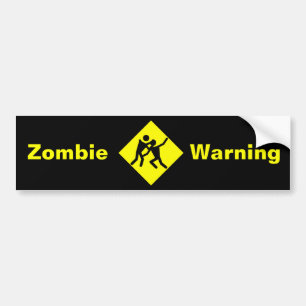 Autocollant De Voiture SIGNE ROUTIER D'Avertissement Zombie