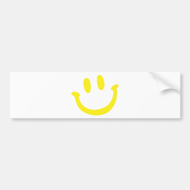Autocollant De Voiture Simple sourire (Devant)