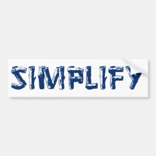 Autocollant De Voiture Simplifier