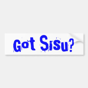 Autocollant De Voiture Sisu obtenu ? Péninsule supérieure MI d'adhésif