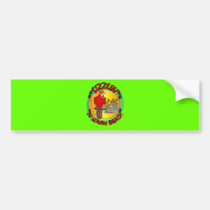 AUTOCOLLANT DE VOITURE SIZZLIN PARROS